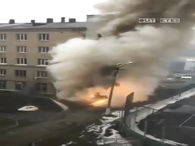 Oxygen cylinders exploded at a Covid-19 hospital 