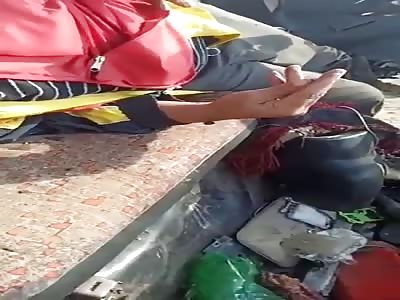 Syrian regime airstrike against innocent civilians part 1