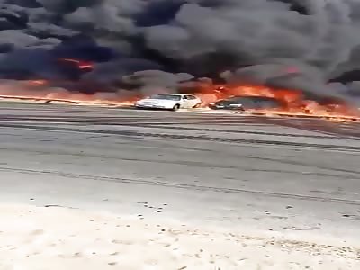 Massive gas pipeline explosion 
