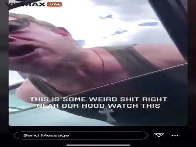 Crazy redneck involved in road rage 