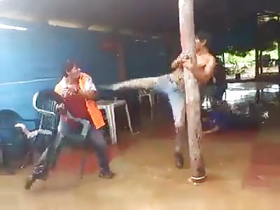 Drunk fight 
