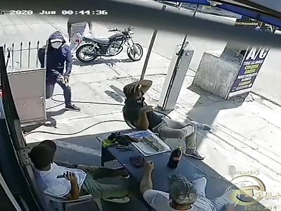 Armed robbery in Brazil 