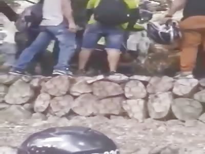 Crazy beating for arrested thief 