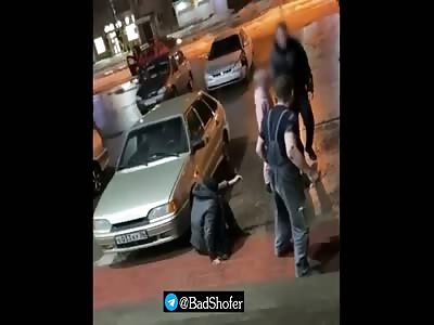 Russian drunk fight