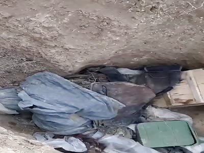 Armenian soldiers rotten corps all over the mountain 