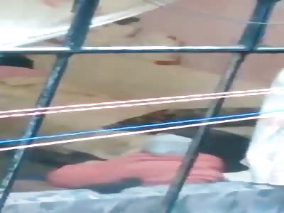 Sick motherfucker filmed abusing and beating his old mother