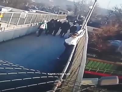 Young depressed girl saved before committing suicide 