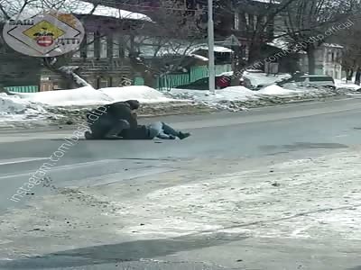 Russian Dude Stabs Lawyer to Death With a Huge Knife.