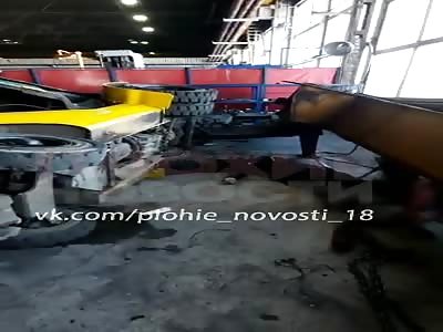 The aftermath of a deadly work accident happened in Russian factory 