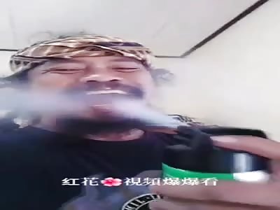 Absolute Moron died After Inhaling Insecticides on Live.