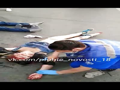 Deadly accident happened in Russian street 