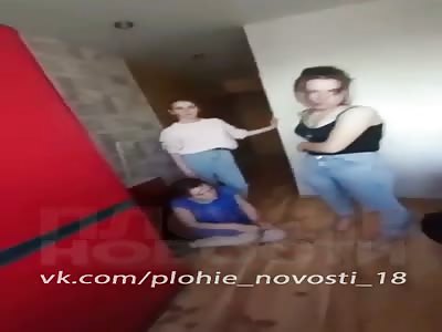 Russian girl savagely attacked by her classmates 
