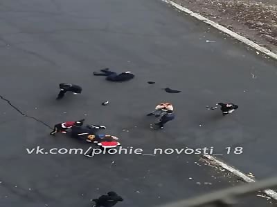Russian crazy gang fight 