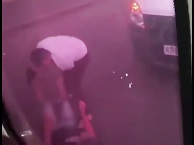 Road rage in Russian street 