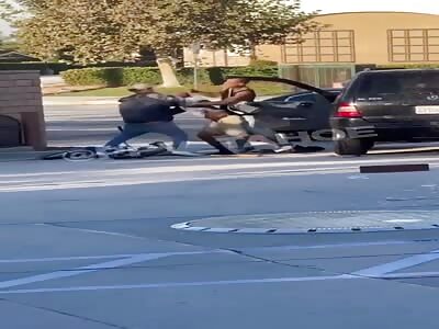 Altercation caught on video between three men in Fontana  