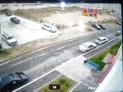 Russian woman jump from the seven floor to her death 