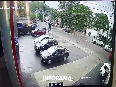 Big truck lost control kills cyclist 
