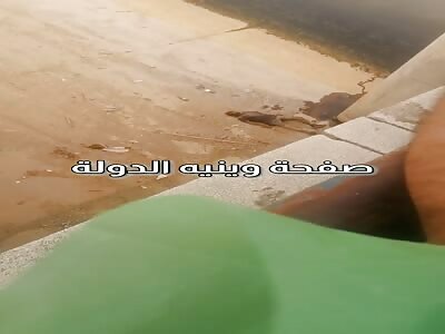 Discovering rotten dead female body under bridge in Beirut 