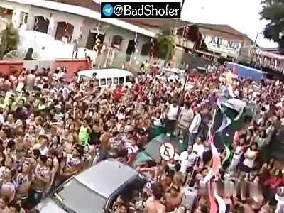 several dozen people were hit by electricity