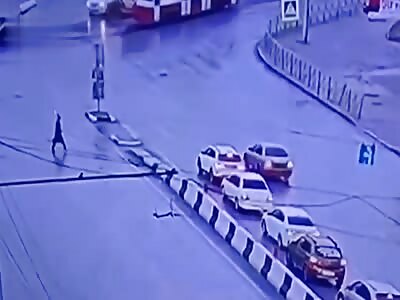 Pedestrian crossing street fatally crashed by speeding car