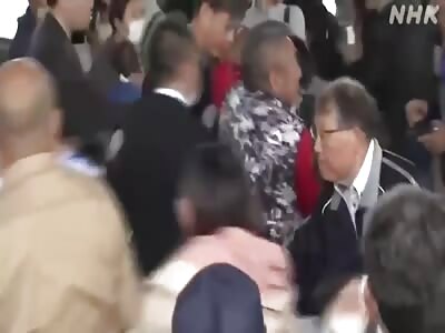 Japanese Prime Minister Fumio Kishida was attacked by two explosives