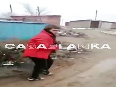 indebted Russian punished with iron bar 