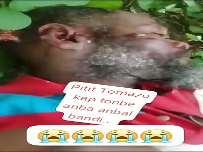 Old man killed by headshot 