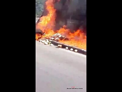 fruit delivery ended in a fiery exit