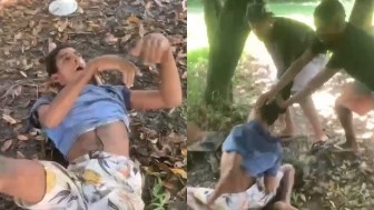 Another one caught stealing in favela and punished hard