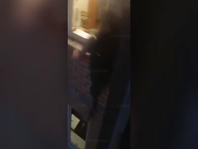 A man fell from the 25th floor and his brains fell out