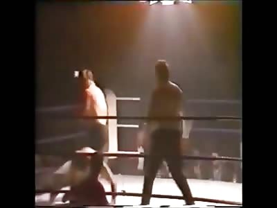 Headbutting the wrong man nearly costs him his life