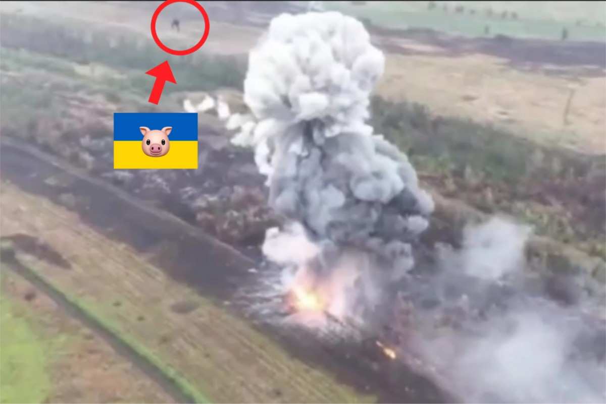 Ukrainian astronaut blasts off into the stratosphere. 