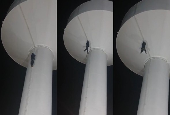 Mentally Ill Man Climbs On Water Tower, Falls To His Death