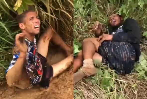 Two Losers Punished For Stealing Motorcycle Wheel