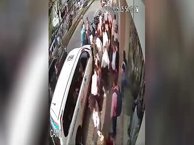 Dude Killed after being crushed underneath car while fixing tire