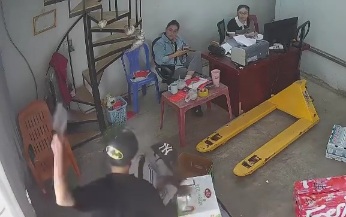 Machete attack in fruit wholesale market 