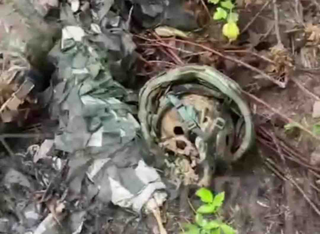 Post-apocalyptic scene in Ukraine. 