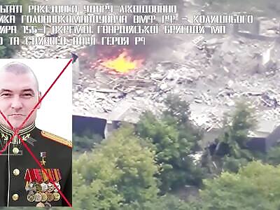 An airstrike in Kursk buried a bunch of Russian officers.