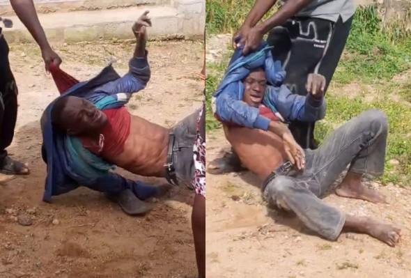 Thief Flogged With Wire After Trying To Steal From Property