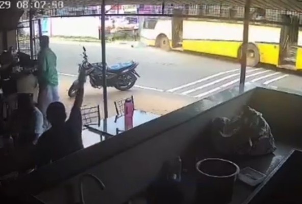 Motorcyclist, Pedestrian Killed By Speeding Bus