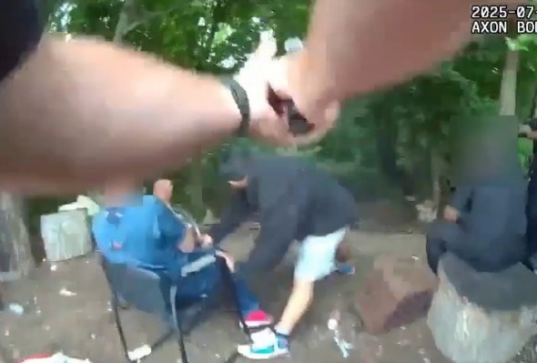 Stabbing Suspect Tries To Stab Victim Again Before Cops Shoot Him Dead