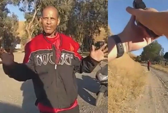 Suspect Shot After Foot Chase In California