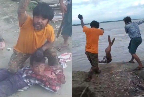 Shocking And Brutal Murder Of Civilian In Myanmar {FULL}