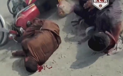 Baloch Liberation Army fighters killing Pakistani militants 