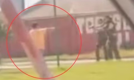 AXE-Wielding Man Shot By Cops In Chile