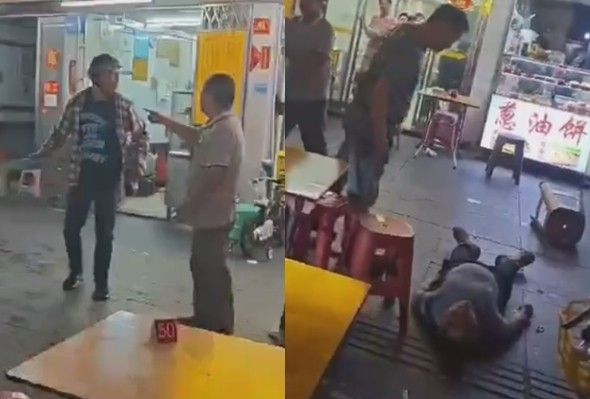 Man Gets KO`d With Chair And Seizures