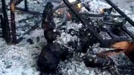 Aftermath: Homeless Man Set On Fire By Unidentified Individuals 