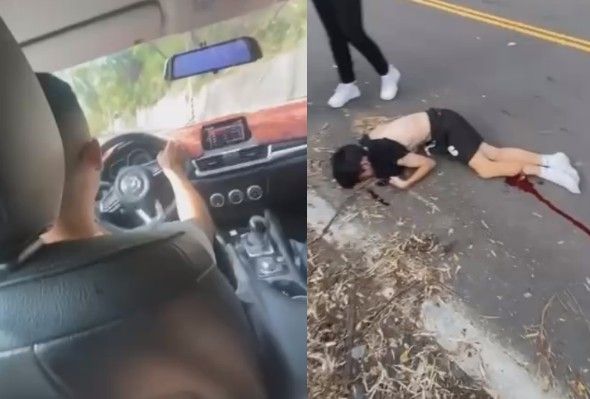 Retarded Mazda Driver Kills One In Taiwan