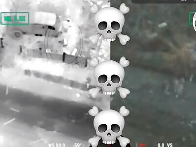 three pigs (ukrainians) are ambushed