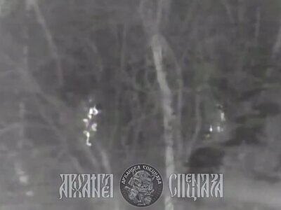 Destruction of a ukrainian pickup truck